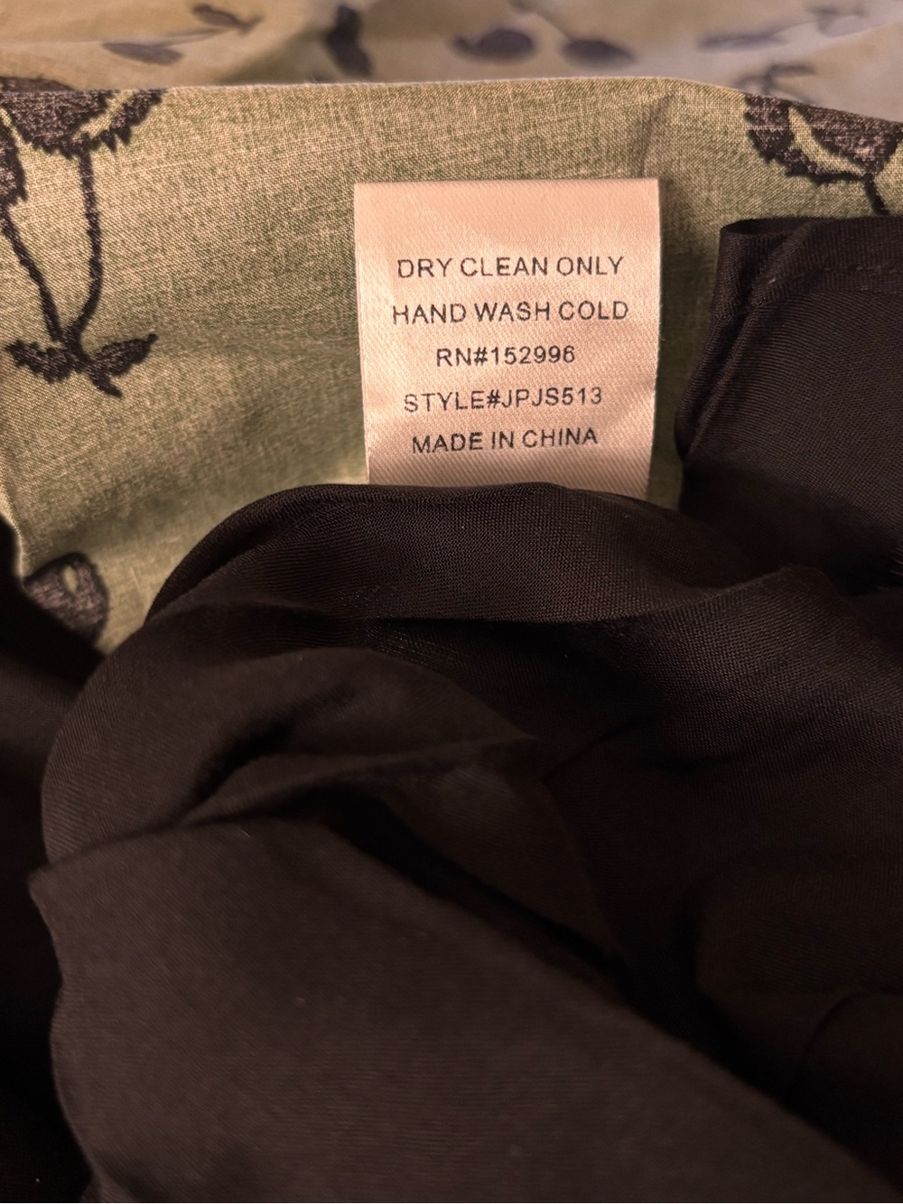 NWT Tulip B Rare Vintage Inspired High-Waist Green Black Cherry-Print Midi Skirt - Picture 8 of 8